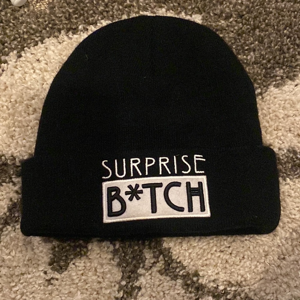 Hot Topic American Horror Story Surprise B*tch Beanie Hat OS